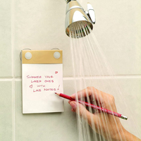 Benutzer definiertes Logo A6 Wasserdichter Notizblock aus Stein papier mit Saugnäpfen