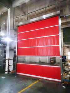 Portes à enroulement en PVC auto-réparantes, imperméables, à grande vitesse, sur mesure, adaptées aux douches à air, aux entrepôts et aux ateliers - Product Image 5