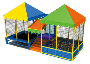 Trampoline pas cher, acheter un trampoline, trampoline rectangulaire d'extérieur avec filet, NetQX-18105F - Product Image 5