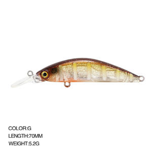 Mis à jour Japon Naufrage Minnow Leurre De Pêche 5.2g70mm Truite Appât De Pêche Artificiel Nageur - Product Image 4