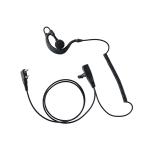 <strong>Two</strong> Pin Walkie Talkie <strong>Two</strong> <strong>Way</strong> <strong>Radio</strong> Compatible <strong>Headset</strong> <strong>with</strong> <strong>Mic</strong> Split-Wire Earpiece Wired Communication Earphone - Product Image 1
