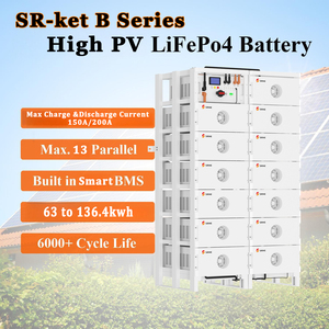 Batterie au lithium SRNE série KET, étanche IP20, 60B~130B, anti-poussière, Powerwall, 63 kWh à 136,4 kWh, ESS pour solution solaire I&C - Product Image 1
