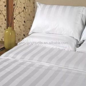 100% coton plat taille unique drap de lit auberge chambres hôtels - Product Image 5