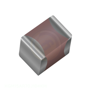 Condensador Cerámico de Montaje Superficial MLCC KGM15AR70J104KM, Canal CAP CER 0.1uF 6.3V X7R 0603 (1608 Métrico) <span class=keywords><strong>0.1</strong></span> <span class=keywords><strong>uF</strong></span> - Product Image 1