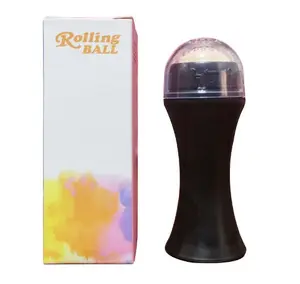 Plastic Beauty Skin Care Facial Volcanic Oil Absorbing Roller Oil Absorb Stone with box