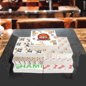 Empaque de Grado Alimenticio a Prueba de Grasa Impreso con Logotipo Personalizado de una Sola Cara para Pizza, Hamburguesas, Sándwiches, Pan - Reciclable y Ecológico - Product Image 6