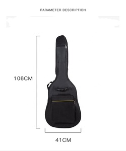 Su geçirmez Oxford bez gitar çantası durumda kalınlaşmış pamuk sırt çantası akustik bas elektrik gitar sahne çantası - Product Image 6
