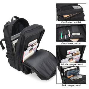 Zaino personalizzato 45-50L con Computer Interlayer da viaggio tattico da esterno compatibile con Molle zaino tattico da pranzo - Product Image 3