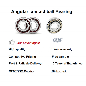 B7000c Vòng bi đơn hàng Góc liên hệ bóng mang Chrome vật liệu thép RS con dấu P4/P5 b7000c Lồng thép 7000 bóng mang - Product Image 2