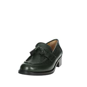 Mocasines Veni Donna de cuero verde Verdone, zapatos planos para mujer - Product Image 6