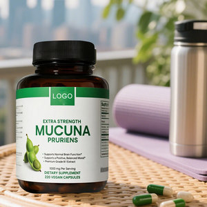 Mucuna Pruriens Veggie kapsül 220 sayısı gmo-ücretsiz yetişkin enerji takviyeleri yetişkinler için enerji ve dayanıklılık hamile kadınlar için değil - Product Image 5