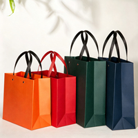 Sacs fourre-tout en papier épais de luxe, écologiques, résistants à la graisse, avec logo personnalisé, réutilisables, pour vêtements pour femmes, cadeaux, emballages d'achats, artisanat