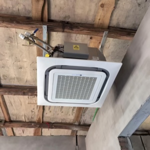 Unidad de Ventilador Oculta Horizontal de Alta Eficiencia, Aire Acondicionado de Techo Tipo Cassette para Control de Climatización en Hoteles y Oficinas - Product Image 2