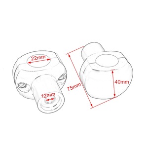 Componente per <span class=keywords><strong>Moto</strong></span>: Solleva e Fissa il Tubo dello Sterzo, Aumenta l'Altezza del <span class=keywords><strong>Manubrio</strong></span> di 25mm Universale - Product Image 4