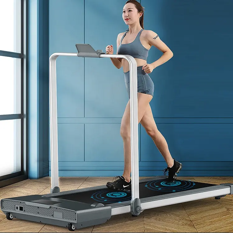 2024 Upgrade Foldable Treadmill A Electric Running Machine Folding Walking Pad Portable Compact Quiet Jogging Run Treadmills