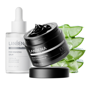 Lanbena - Nuevo Sérum Reductor de Poros y Tiras para Limpiar los Poros de la Nariz, Set de Cuidado de la Piel, 30g - Product Image 1