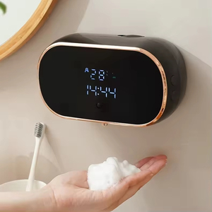 Wholesale All-In-One Smart Home Hand Dispenser Digital Display Wall-Mounted Mobile Phone <b>Foam</b> <b>Machine</b> Safe Charging Flushing - Product Image 4