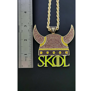 MINNESOTA VIKINGS grand pendentif breloque chaîne collier personnalisé bijoux de mode colliers fans cadeau - Product Image 4