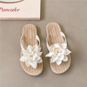 Sandalias de tendencia antideslizantes para mujer, novedad de verano 2025, sandalias ligeras, zapatillas informales de playa a la moda, zapatos planos con pajarita para exteriores para el hogar - Product Image 6