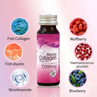 Boissons de Bien-Être Beauté Éclat Nomades Canneberge Faible en Sucre, Complément de Peptides de Collagène pour la Santé des Femmes