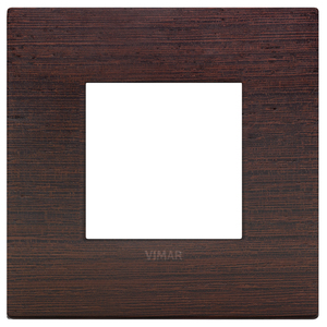 Placca Classic 2M Wenge Wall <b>Switch</b> <b>Plate</b> 9.6x9.6cm - Product Image 1