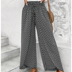<span class=keywords><strong>Pantaloni</strong></span> Casual alla moda estivi all'ingrosso <span class=keywords><strong>pantaloni</strong></span> <span class=keywords><strong>lunghi</strong></span> da donna <span class=keywords><strong>con</strong></span> <span class=keywords><strong>spacco</strong></span> lungo floreale alla moda <span class=keywords><strong>pantaloni</strong></span> larghi da donna - Product Image 3