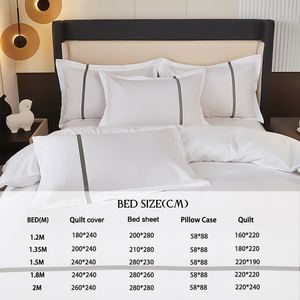 Bán Buôn Biểu Tượng Tùy Chỉnh Duvets Và Khăn Trải Giường 100% Cotton Comforter Bộ Đồ Giường Đặt Jacquard Khách Sạn Khăn Trải Giường Bông Khăn Trải Giường - Product Image 4