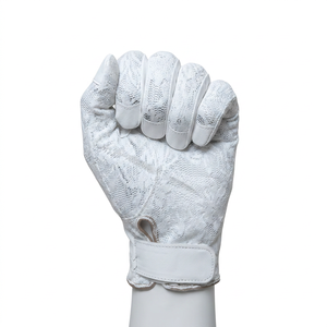 Gant de golf en microfibre blanche, respirant, avec sangle de poignet réglable, unisexe, toutes saisons, accessoire de sport - Product Image 1