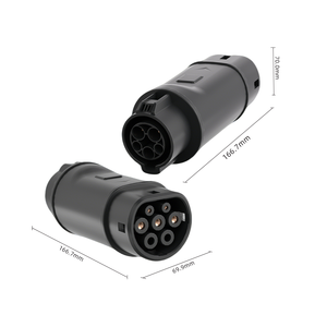 Gdon J1772ไปยัง Type 2อะแดปเตอร์32A 250V AC EV ชาร์จแปลง1ถึง <span class=keywords><strong>mennekes</strong></span> SAE J1772 evse สำหรับยานพาหนะไฟฟ้าระดับ2 - Product Image 4