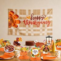 Décorations de table en nid d'abeille pour Thanksgiving, décorations de citrouille, décorations de Thanksgiving, centre de table pour Thanksgiving