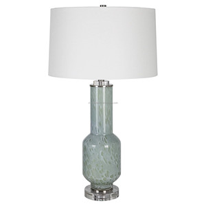 Lampe de table moderne de luxe en travertin et laiton avec abat-jour en lin |   Éclairage Glamour Bio pour Hôtels, Espaces Spéciaux et Salons - Product Image 4