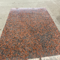 Carrelage moderne en granit rouge érable naturel poli pour plans de travail de cuisine, sols, marches et contremarches de projets