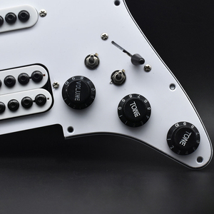ST HSH Pickguard Completo, Conjunto Precableado con Función Coil Split Tap, Placa de Control de 2 Tonos y 1 Volumen, Humbucker para Guitarra Eléctrica - Product Image 3