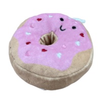 Porte-clés en peluche mini personnalisé, jouets en peluche personnalisés, porte-clés donut dessert, pendentif mascotte douce, porte-clés en peluche sur mesure