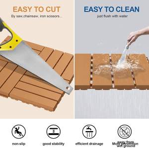 Buen Precio, Baldosas Modulares de PP para Piso de Garaje, Anti-UV, Antideslizantes, Tapetes de Plástico PP/PVC Impermeables para Hoteles - Product Image 3