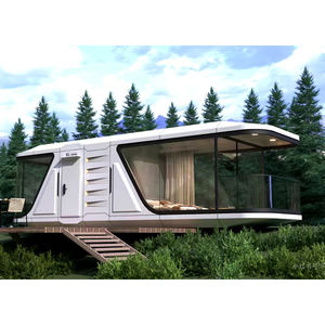 Maison en conteneur de luxe haut de gamme Design moderne Capsule spatiale inspirée Portable préfabriqué en acier panneau sandwich intérieur pour - Product Image 5