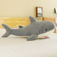 Fabricant de jouets en peluche requin personnalisé peluche douce peluche océan peluches OEM ODM usine enfants cadeau coussin oreiller en peluche personnalisé