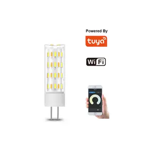 Dimmbare intelligente TUYA WiFi intelligente tiefe Lichte in stellung Farbe G4 LED Licht BULB AC DC12V