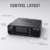 Radio mobile pour voiture Motorola MOTOTRBO DM4601e XiR M8668i XPR 5550e DGM 8500e DMR, 1000 canaux, IP54, VHF, UHF, GPS, Wi-Fi