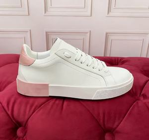 Chaussures de course blanches de luxe pour homme, respirantes, en maille, avec fermeture à lacets, tendance printemps-hiver, en cuir véritable - Product Image 6