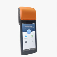 Android 14.0, Pantalla Táctil de 5.5 Pulgadas con Impresora Térmica de 58 mm, 4G, WiFi, GPS, Compatible con Escaneo de Códigos 2D/QR