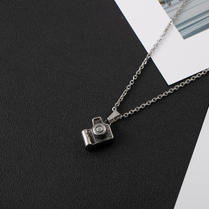 Stainless Steel Camera Pendant Necklace For Men And Women SP1033 - Product Image 3