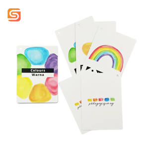 การ์ดแฟลชสีขาวแบบกำหนดเองได้ พิมพ์การ์ด 52 ใบ สำหรับเด็ก เรียนรู้และเล่น - Product Image 1