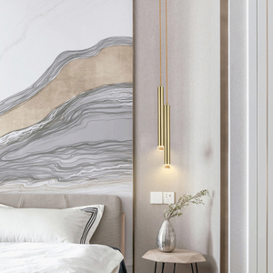 Đèn Led Treo Hiện Đại, Đèn Treo Ống Hình Trụ Dài, Dây Trang Trí Phòng Khách - Product Image 6