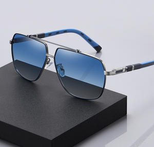 Hochwertige CROESUS Marken-Sonnenbrille mit Metallrahmen, Pilotenform, TAC Polarisierte UV400 Gläser, Modisches Unisex-Modell 6321 für den Großhandel - Product Image 1