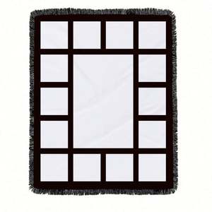 Manta de festival de poliéster 100% americano, no tejida, de 9 paneles, para sublimación con foto personalizada, termoadhesiva, al por mayor, desde almacén de EE. UU. - Product Image 6