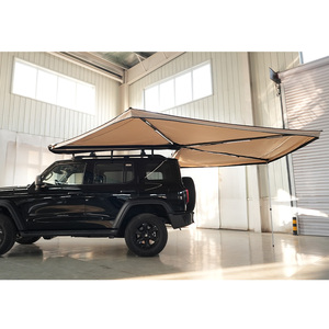 Lumière LED 270 Auvent latéral de voiture Camping Extérieur Pliable Rétractable Lumière LED 270 Degrés Auvent latéral Tente de <span class=keywords><strong>toit</strong></span> de voiture - Product Image 2