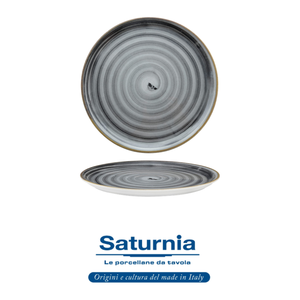 Assiette à pizza Napoli Black Circus 33 cm Impression numérique Saturnia - Product Image 4