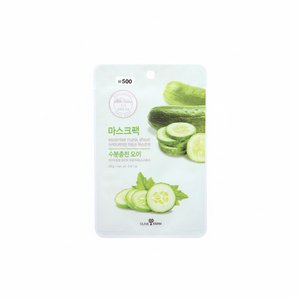 Masque facial en feuille hydratant, éclaircissant et apaisant à l'extrait essentiel de concombre Olive Farm, soin coréen pour la peau - Product Image 2