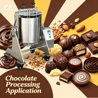 Mélangeur à chocolat en acier inoxydable 10/25 L, petite machine à broyer le chocolat